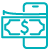 Teal icon for mobile deposit.