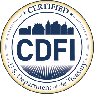 CDFI badge.